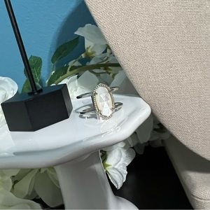 Kendra Scott Elyse and Elisa Silver MOP